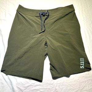5.11 Tactical Recon Vandal Shorts - Olive Green- 35 - Athletic Stretch Shorts